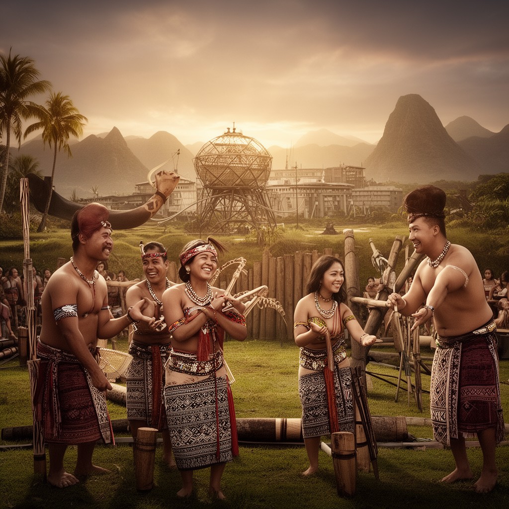 AI-generated illustration of Tongans