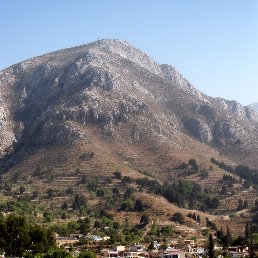 AI-generated illustration of Mount Lebanon