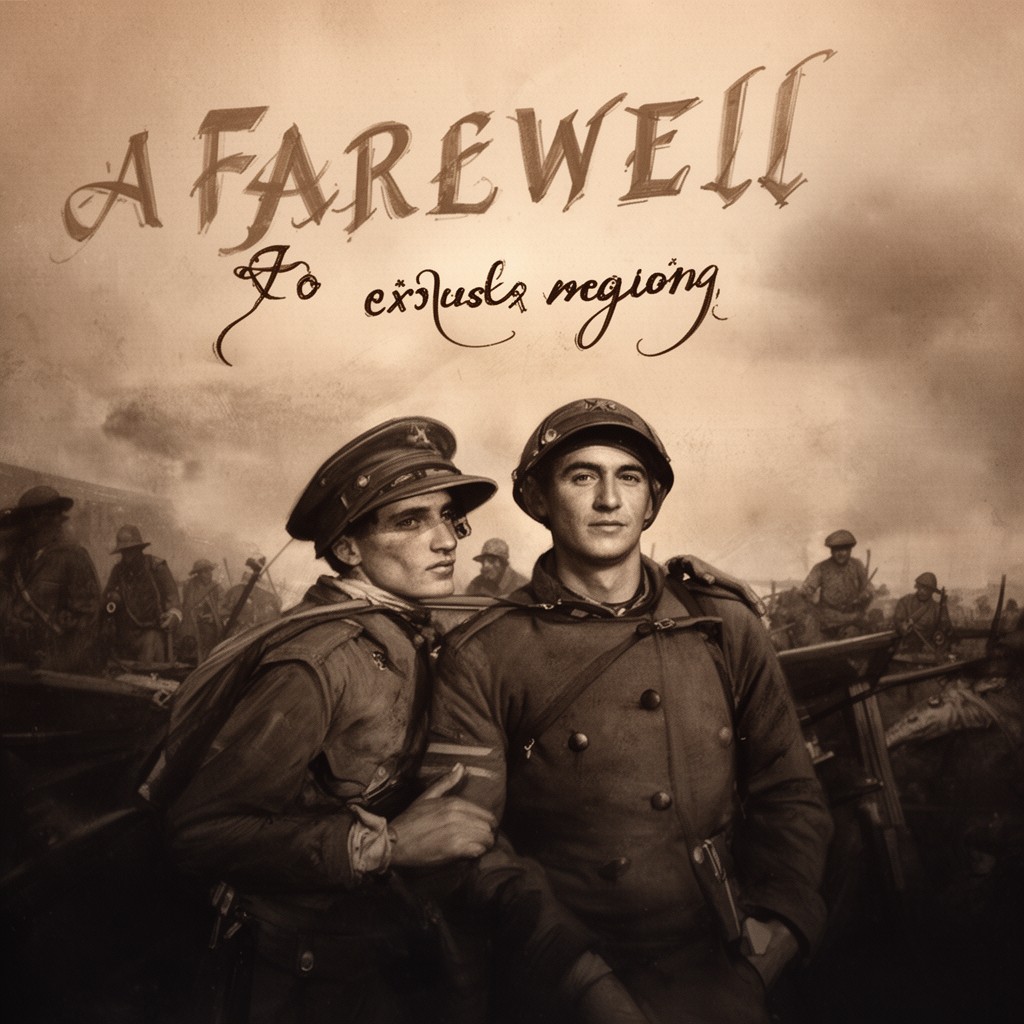 AI-generated illustration of A Farewell to Arms