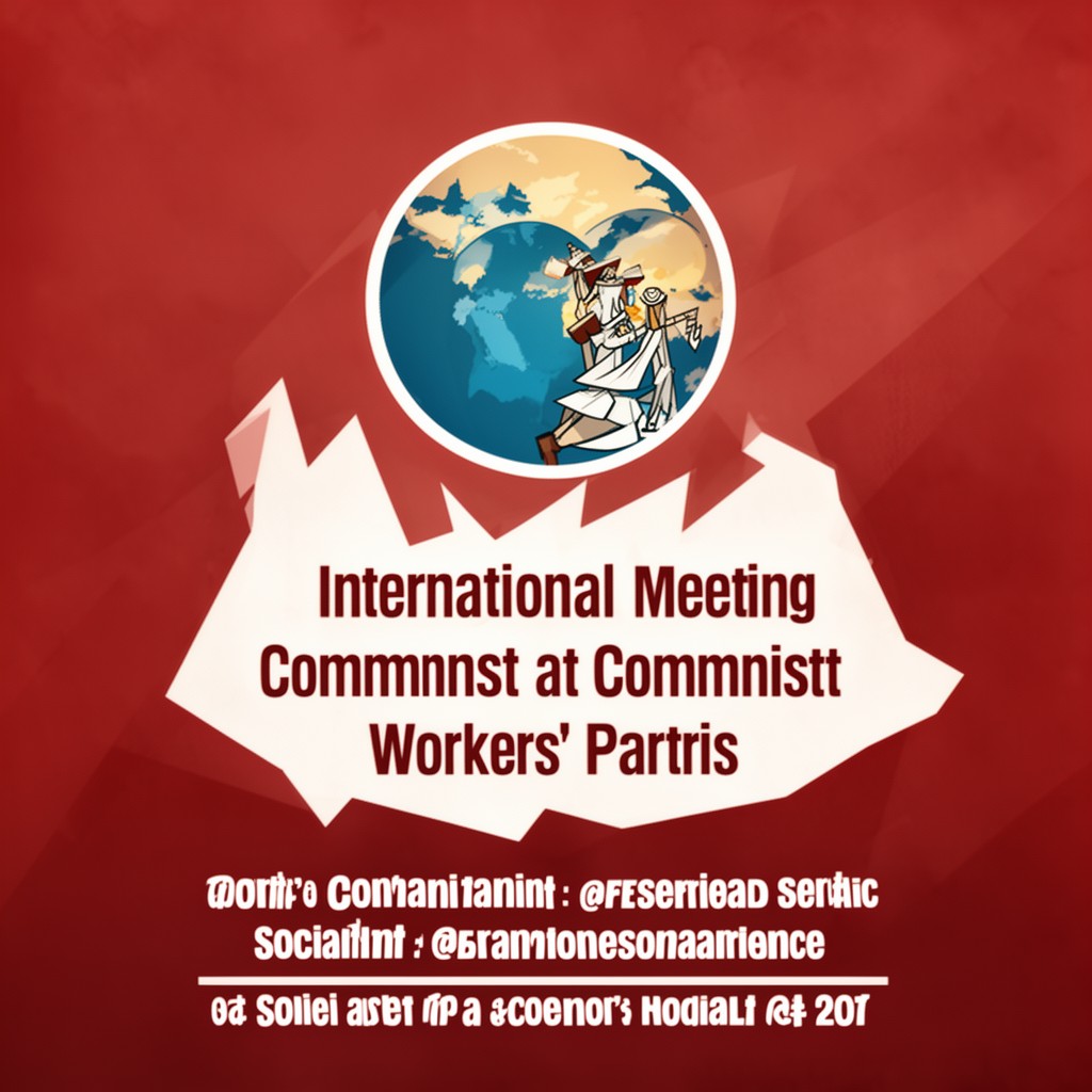 AI-generated illustration of International Meeting of Communist and Workers' Parties