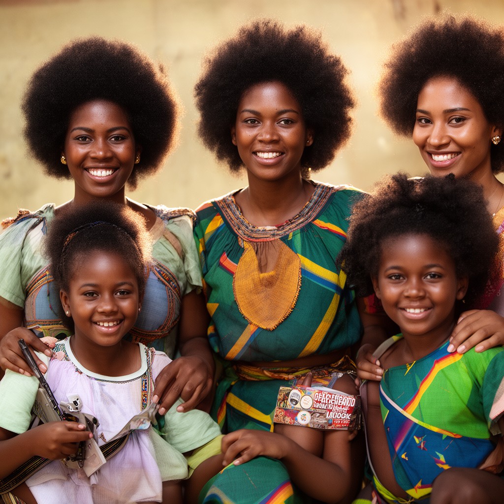 AI-generated illustration of Afro-Barbadians