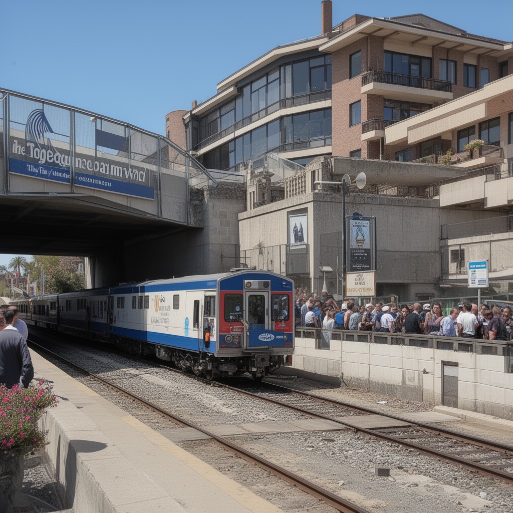 AI-generated illustration of San Joaquin Regional Rail Commission