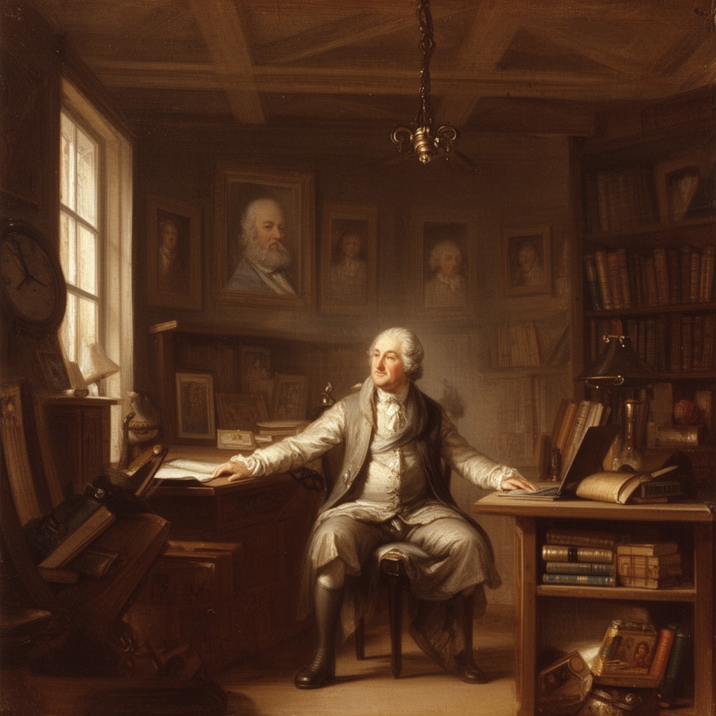 AI-generated illustration of French Enlightenment