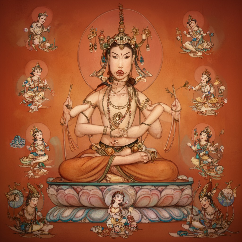 AI-generated illustration of Vajrayana