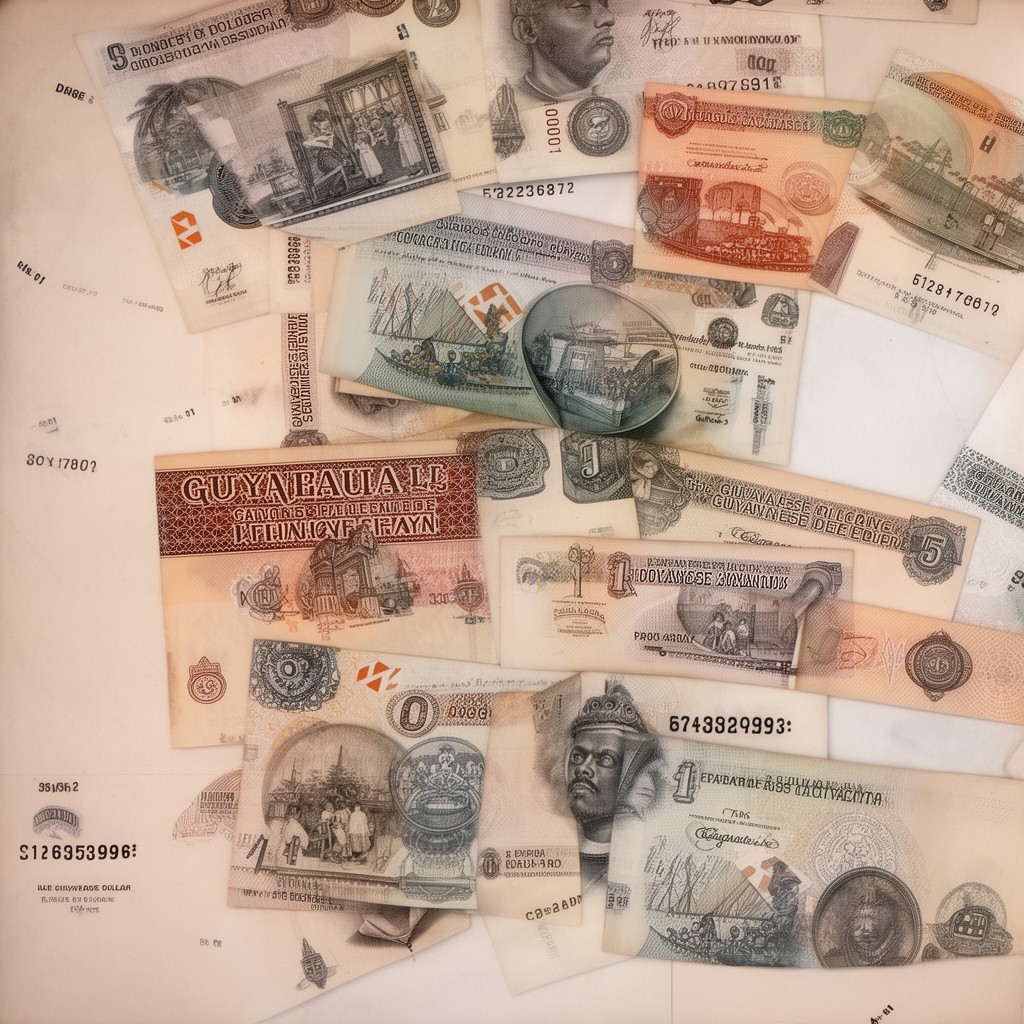 AI-generated illustration of Guyanese dollar