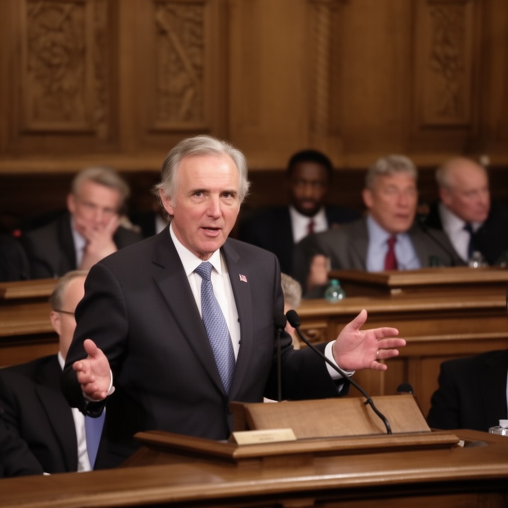 AI-generated illustration of Minority Leader of the New York State Senate
