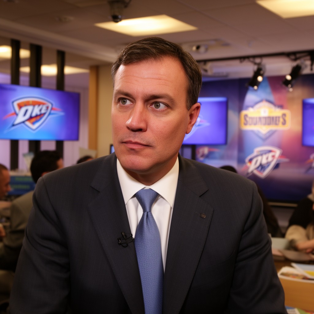 AI-generated illustration of Clay Bennett