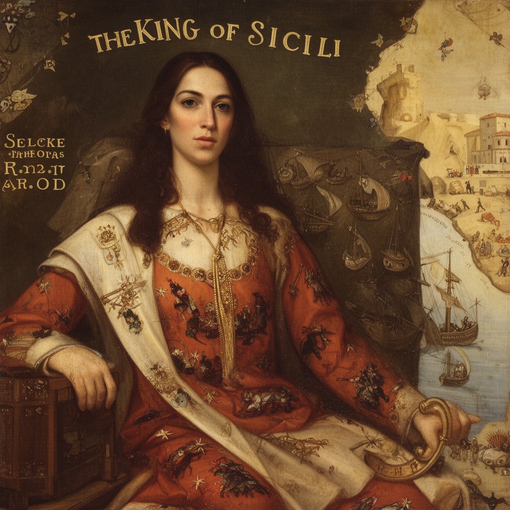 AI-generated illustration of King of Sicily