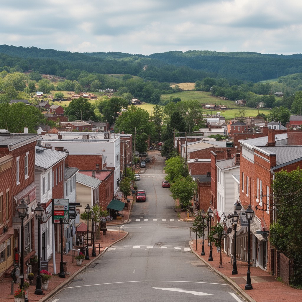 AI-generated illustration of Sharpsburg, Maryland