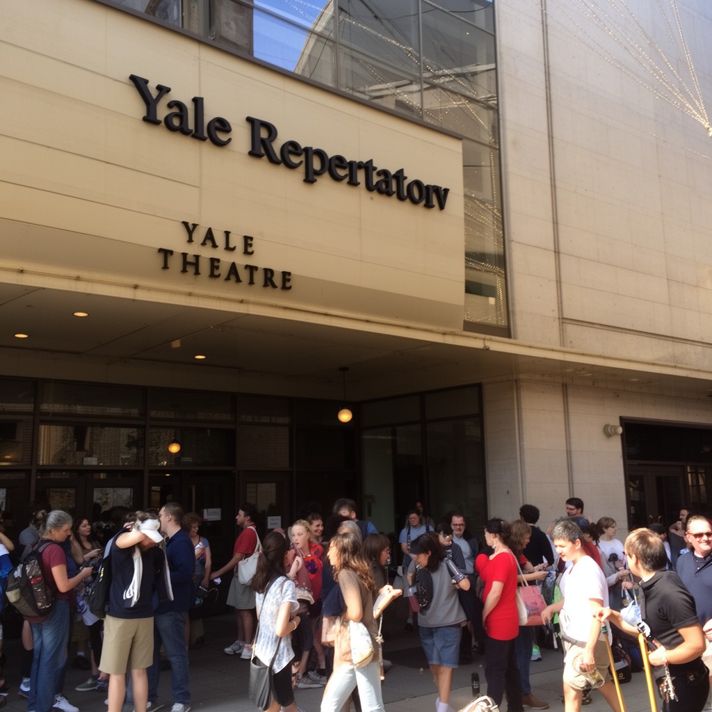 AI-generated illustration of Yale Repertory Theatre