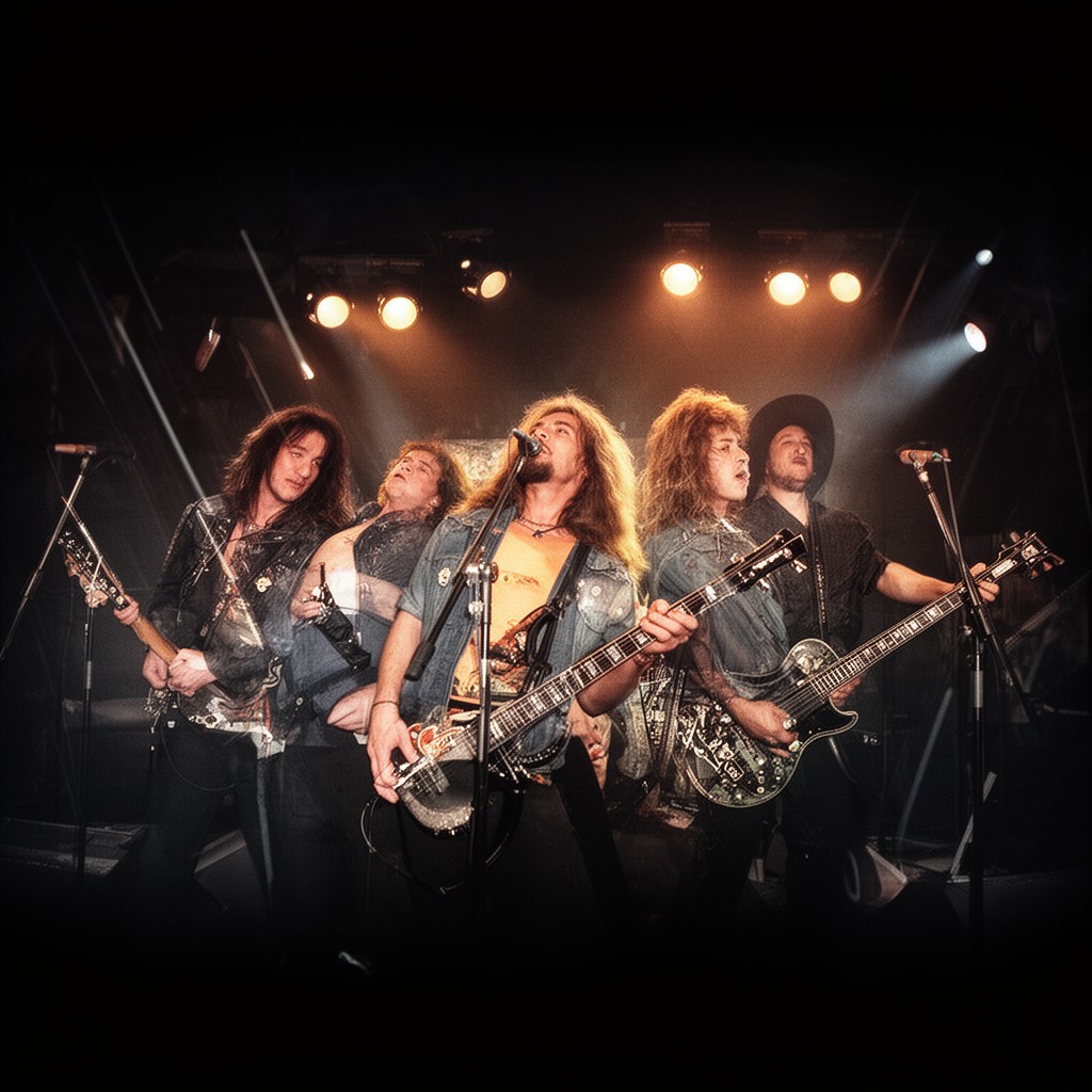AI-generated illustration of Aerosmith