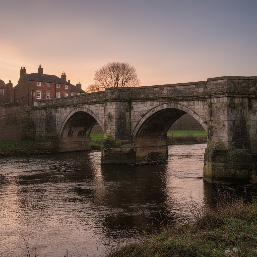 AI-generated illustration of English Bridge