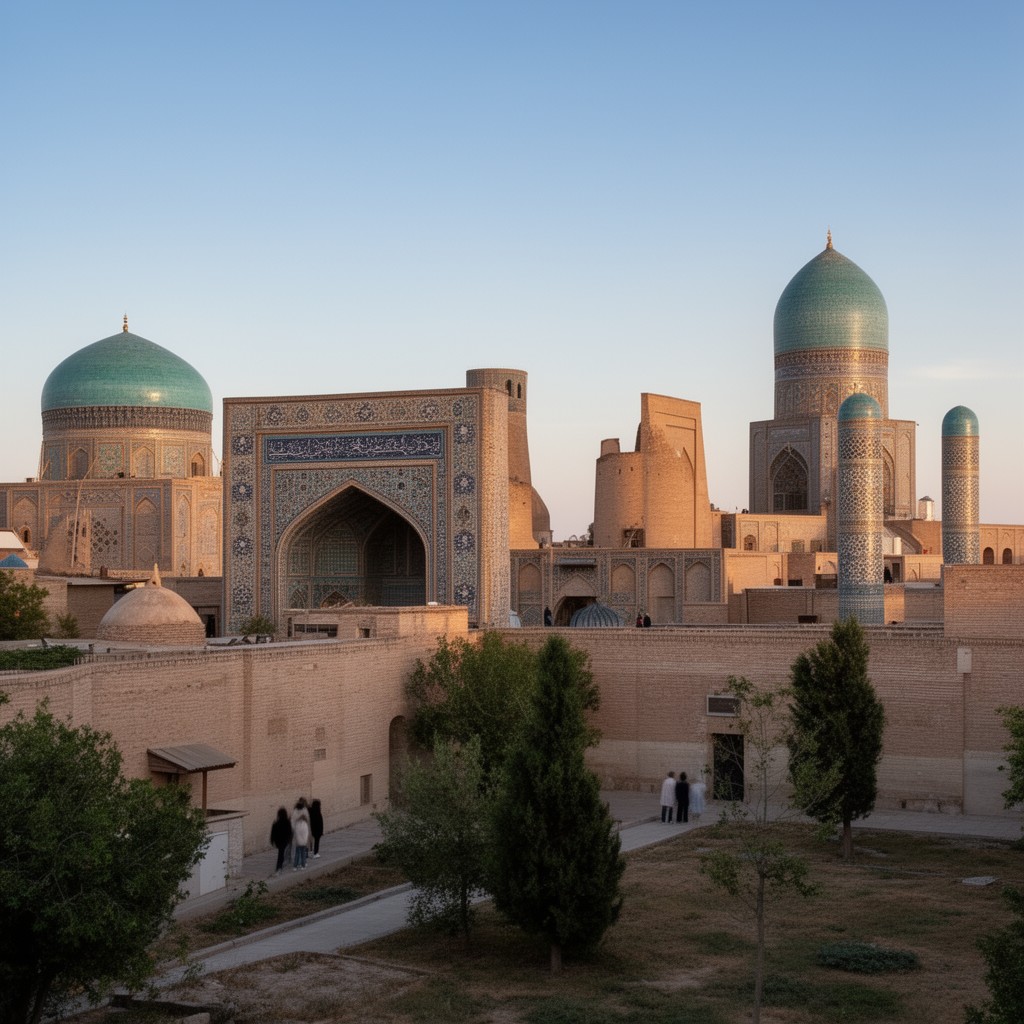 AI-generated illustration of Bukhara, Uzbekistan