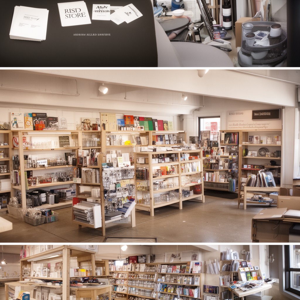 AI-generated illustration of RISD Store
