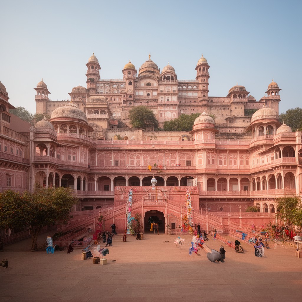 AI-generated illustration of Jaipur