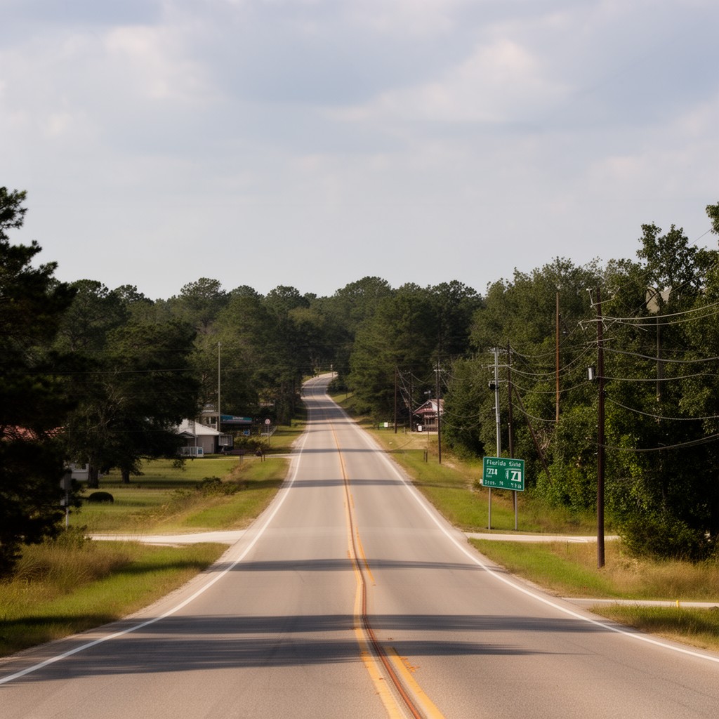 AI-generated illustration of Florida State Road 71