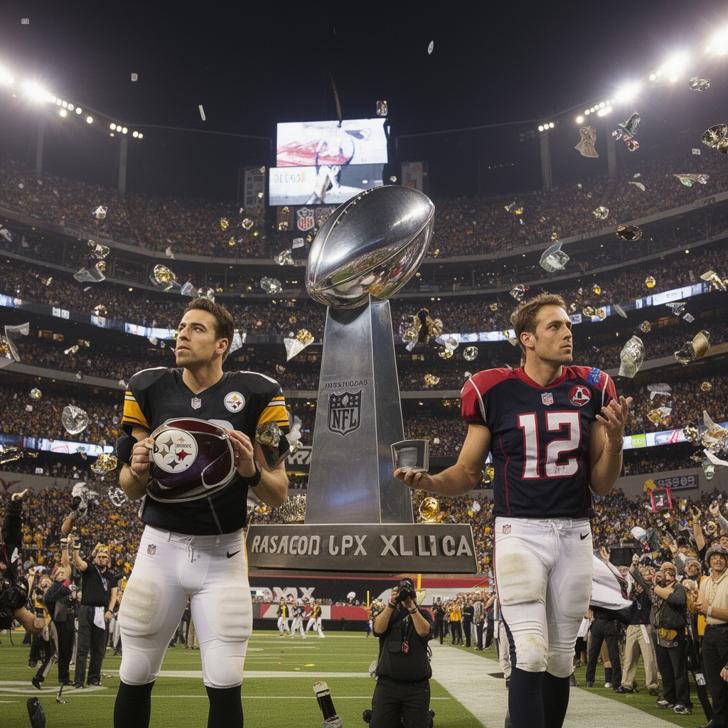 AI-generated illustration of Super Bowl XLIII