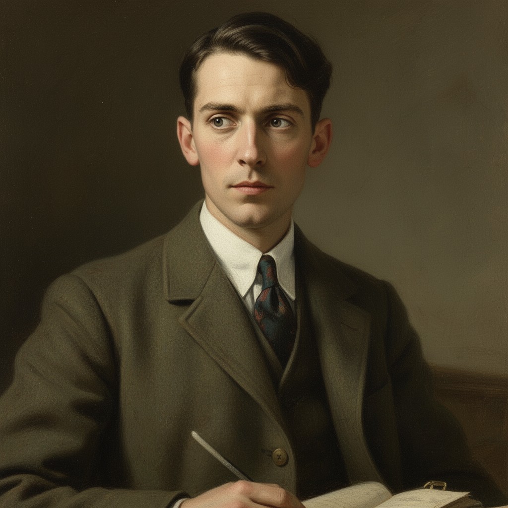 AI-generated illustration of Wilfred Owen