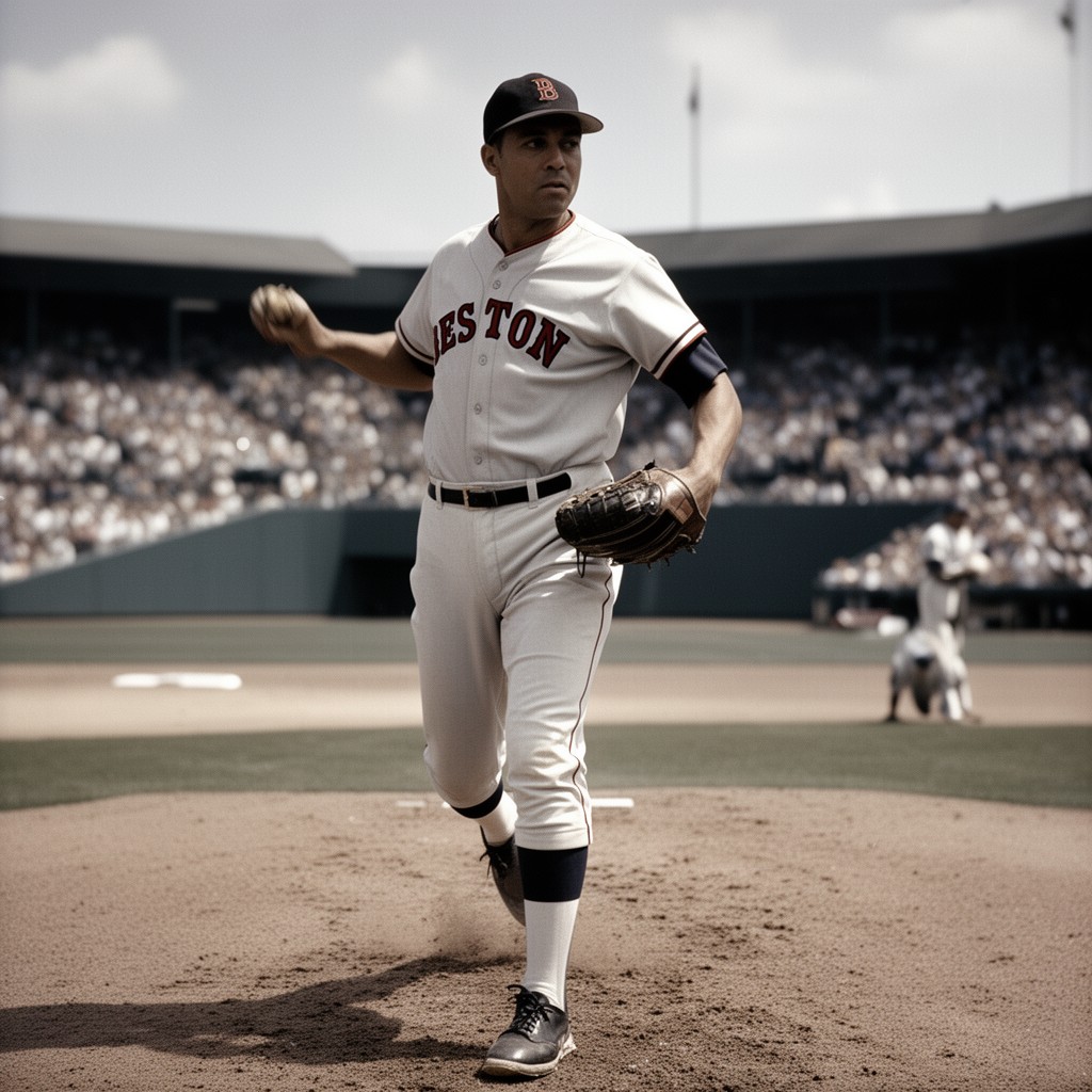 AI-generated illustration of Luis Tiant
