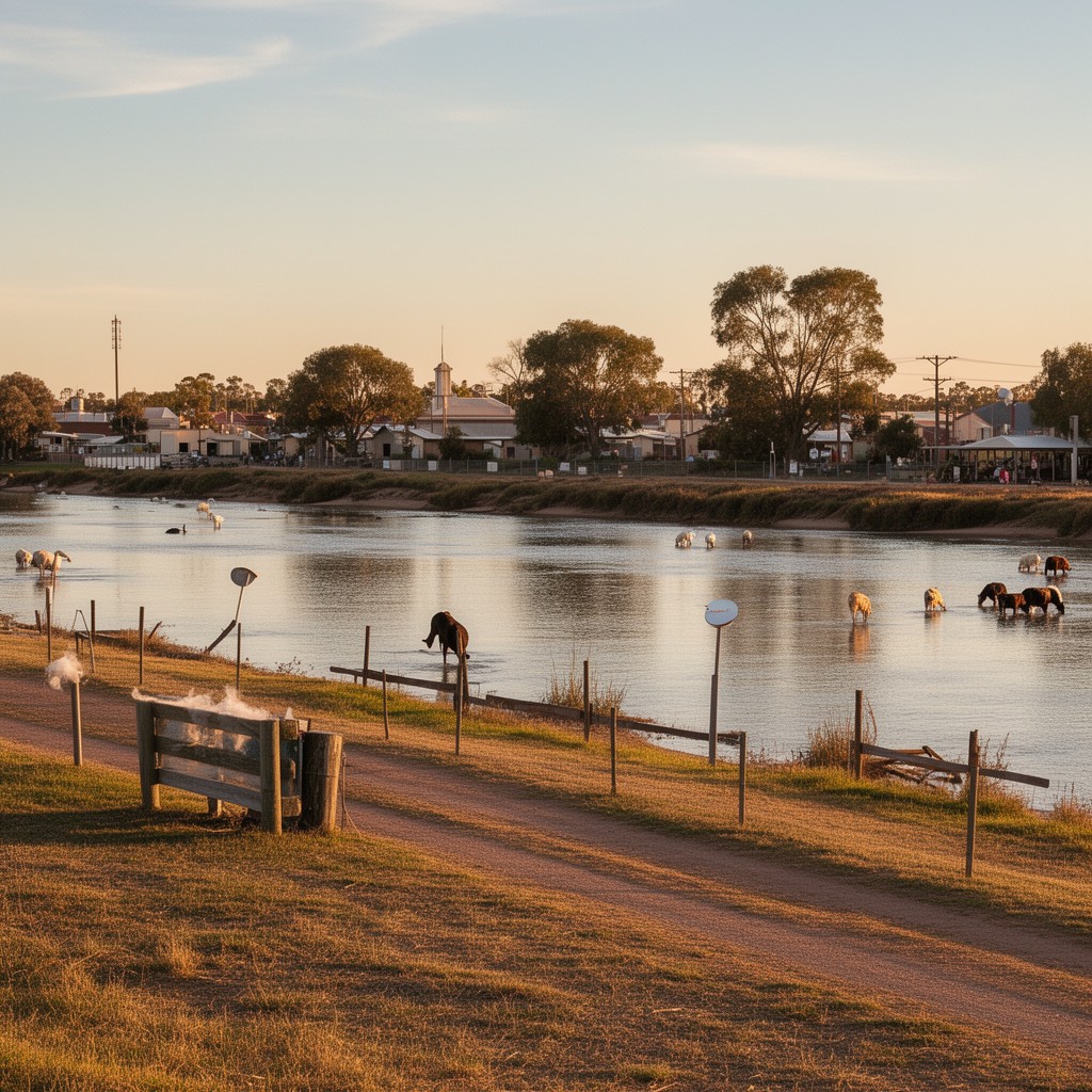 AI-generated illustration of Narrandera