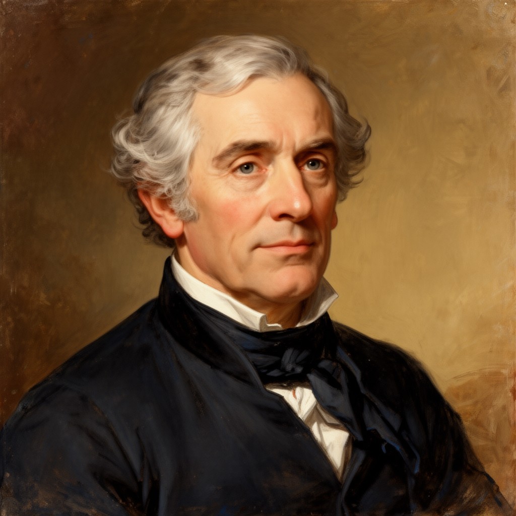 AI-generated illustration of Michel Eugène Chevreul