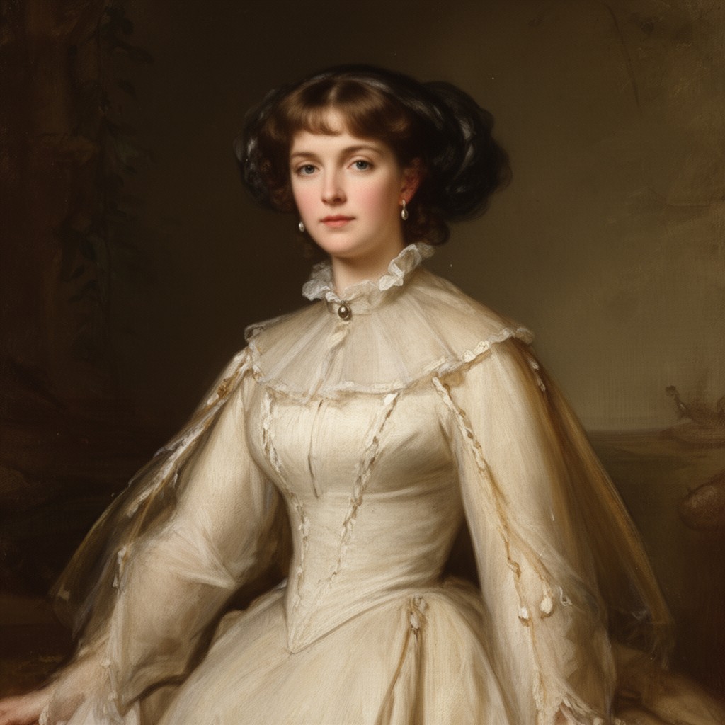 AI-generated illustration of Harriet Lane