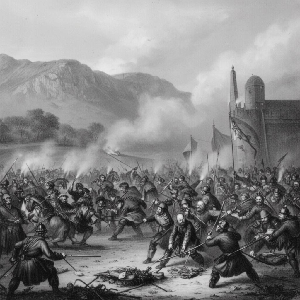 AI-generated illustration of Battle of Arkinholm