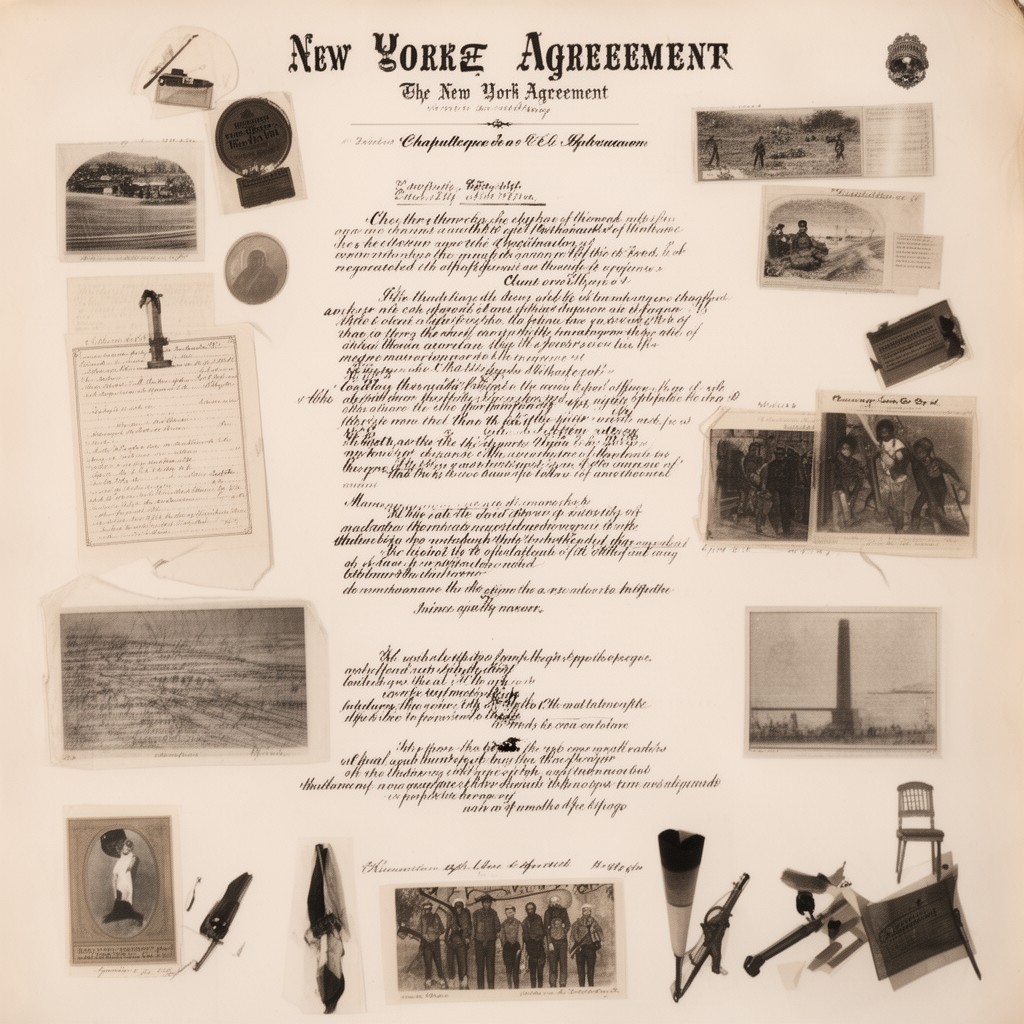 AI-generated illustration of New York Agreement