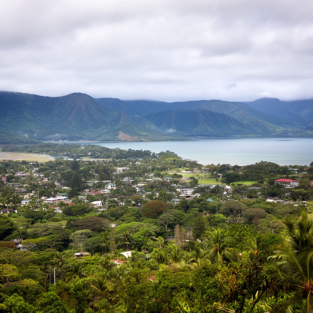 AI-generated illustration of Kaneohe