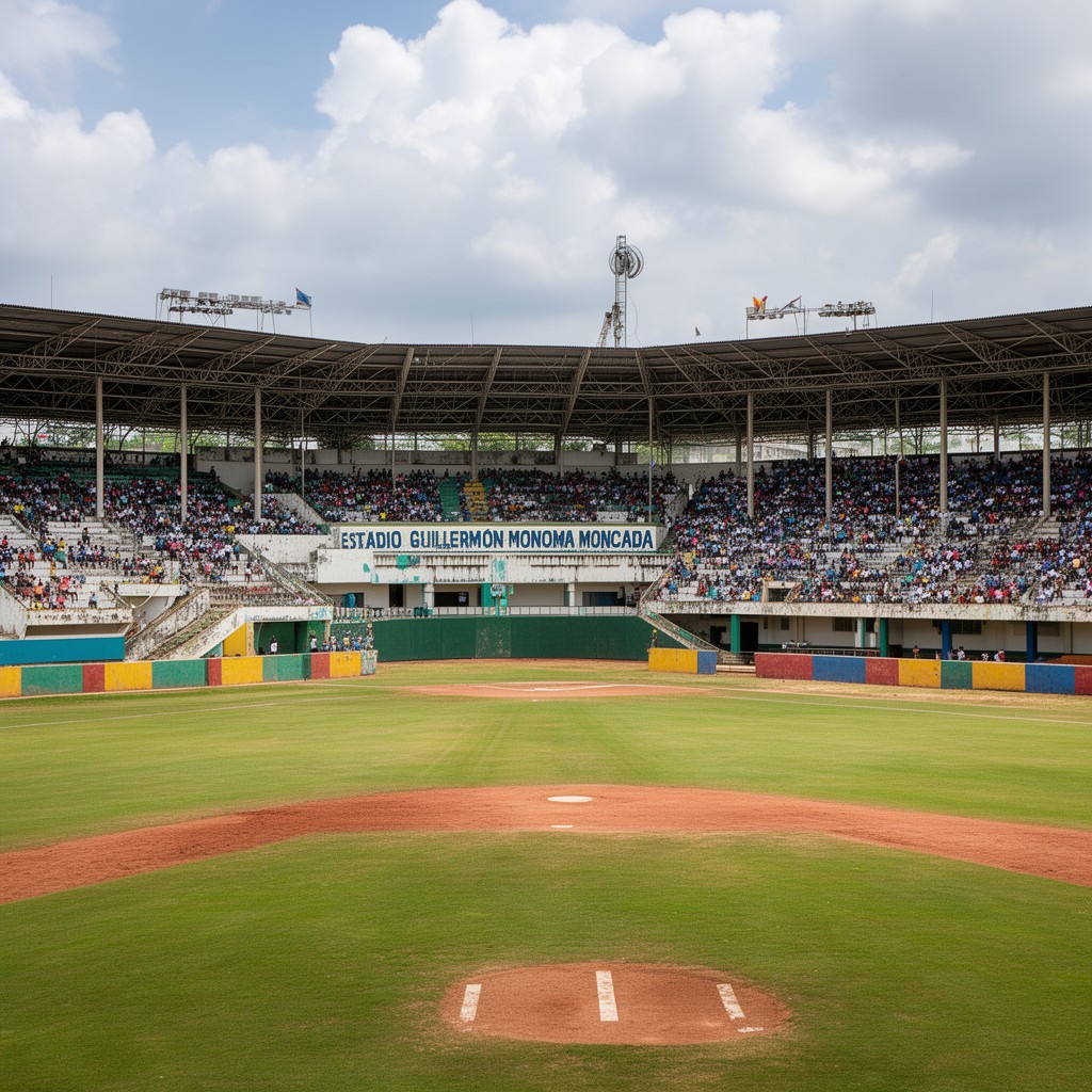 AI-generated illustration of Estadio Guillermón Moncada