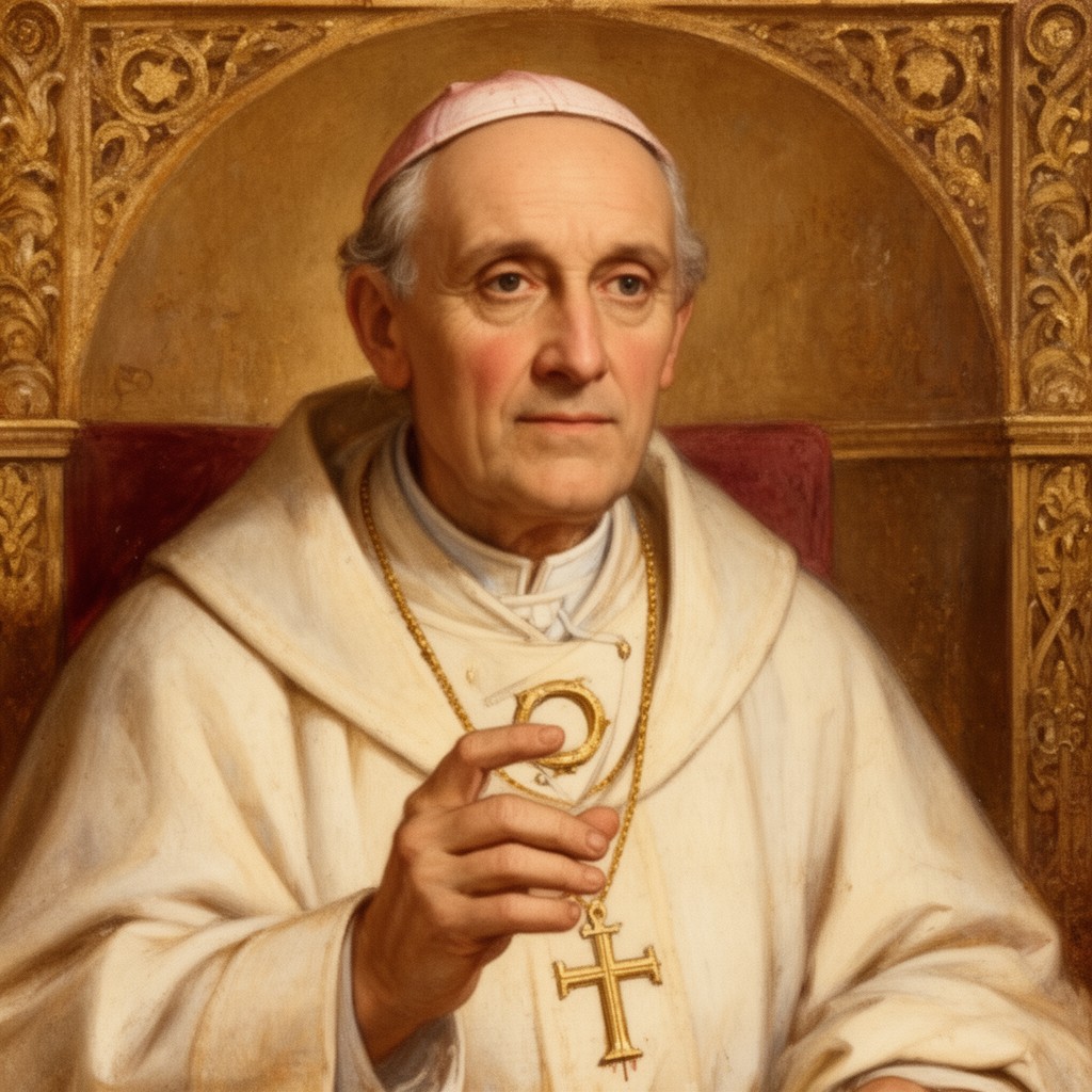AI-generated illustration of Pope Leo IX
