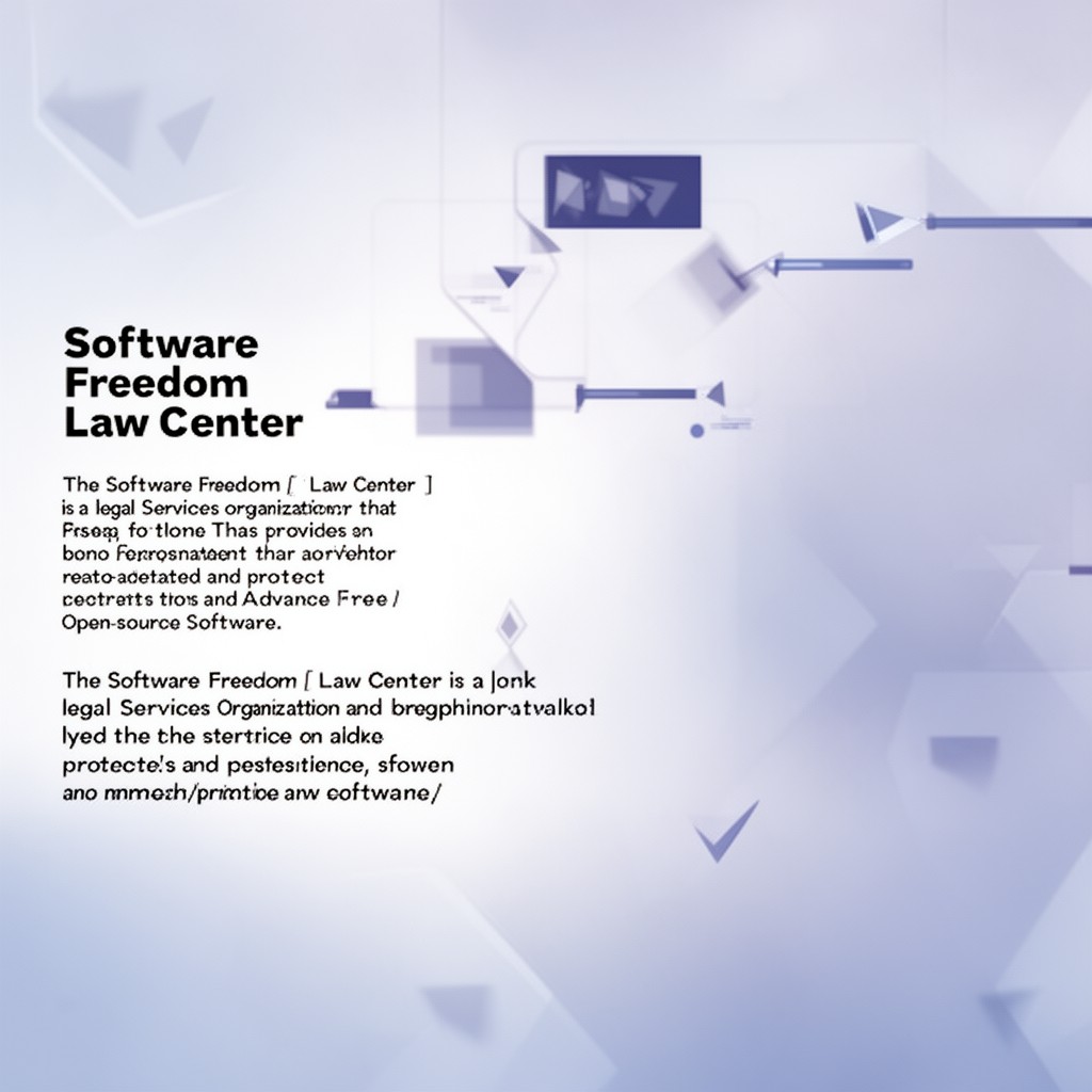 AI-generated illustration of Software Freedom Law Center