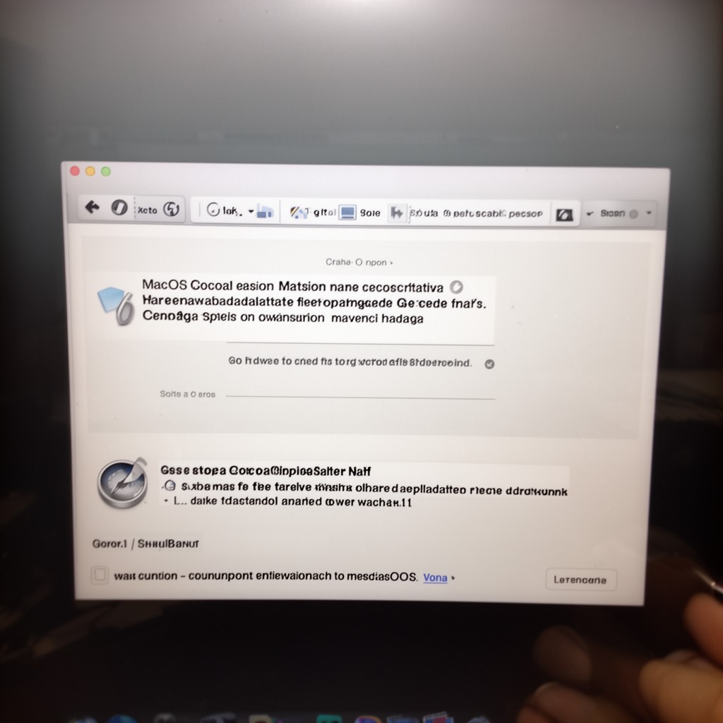 AI-generated illustration of macOS Cocoa