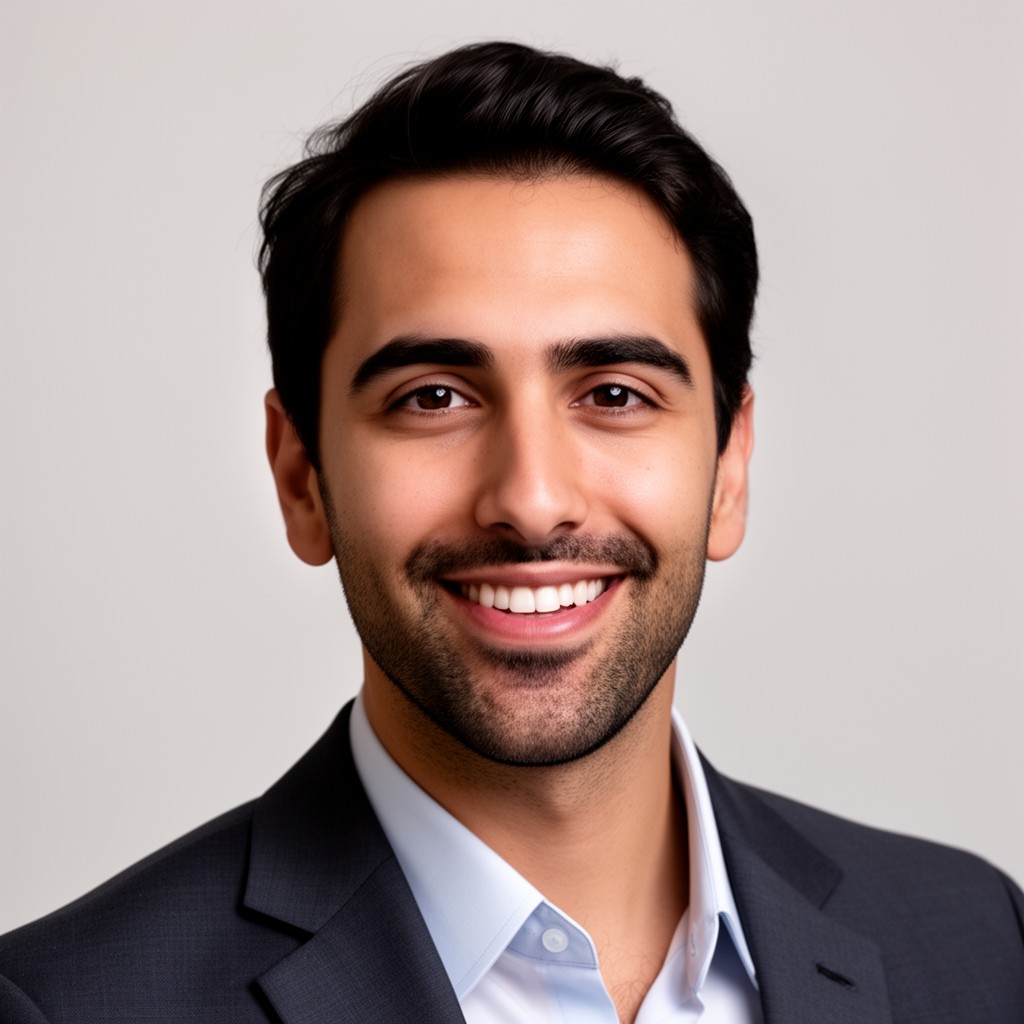 AI-generated illustration of Arash Ferdowsi
