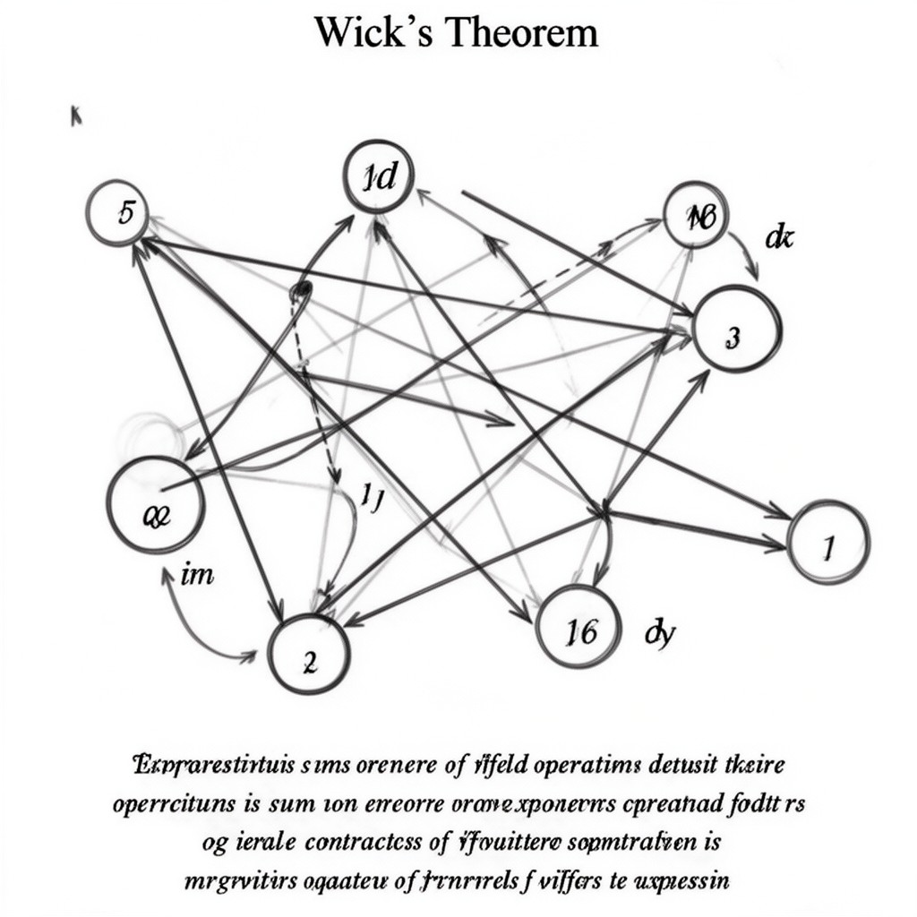 AI-generated illustration of Wick’s theorem