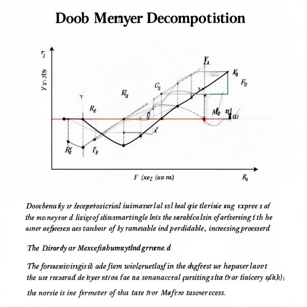 AI-generated illustration of Doob–Meyer decomposition