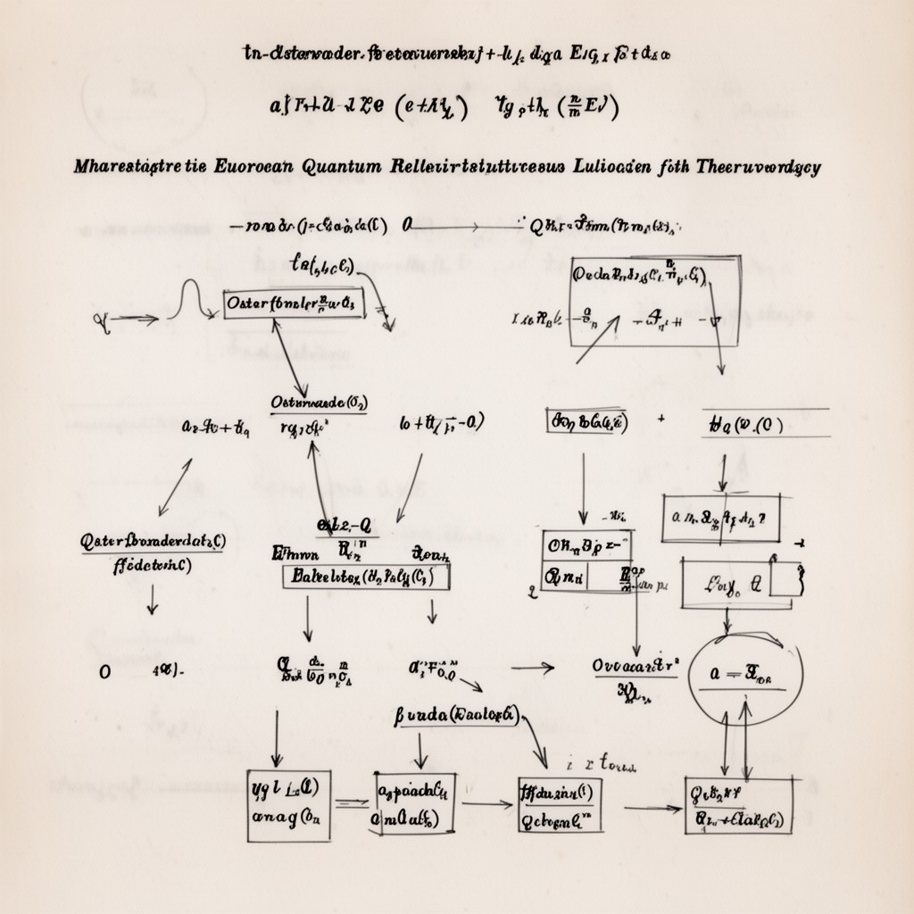 AI-generated illustration of Osterwalder–Schrader axioms
