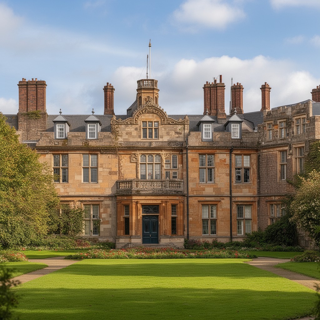 AI-generated illustration of Haileybury, Hertfordshire, England
