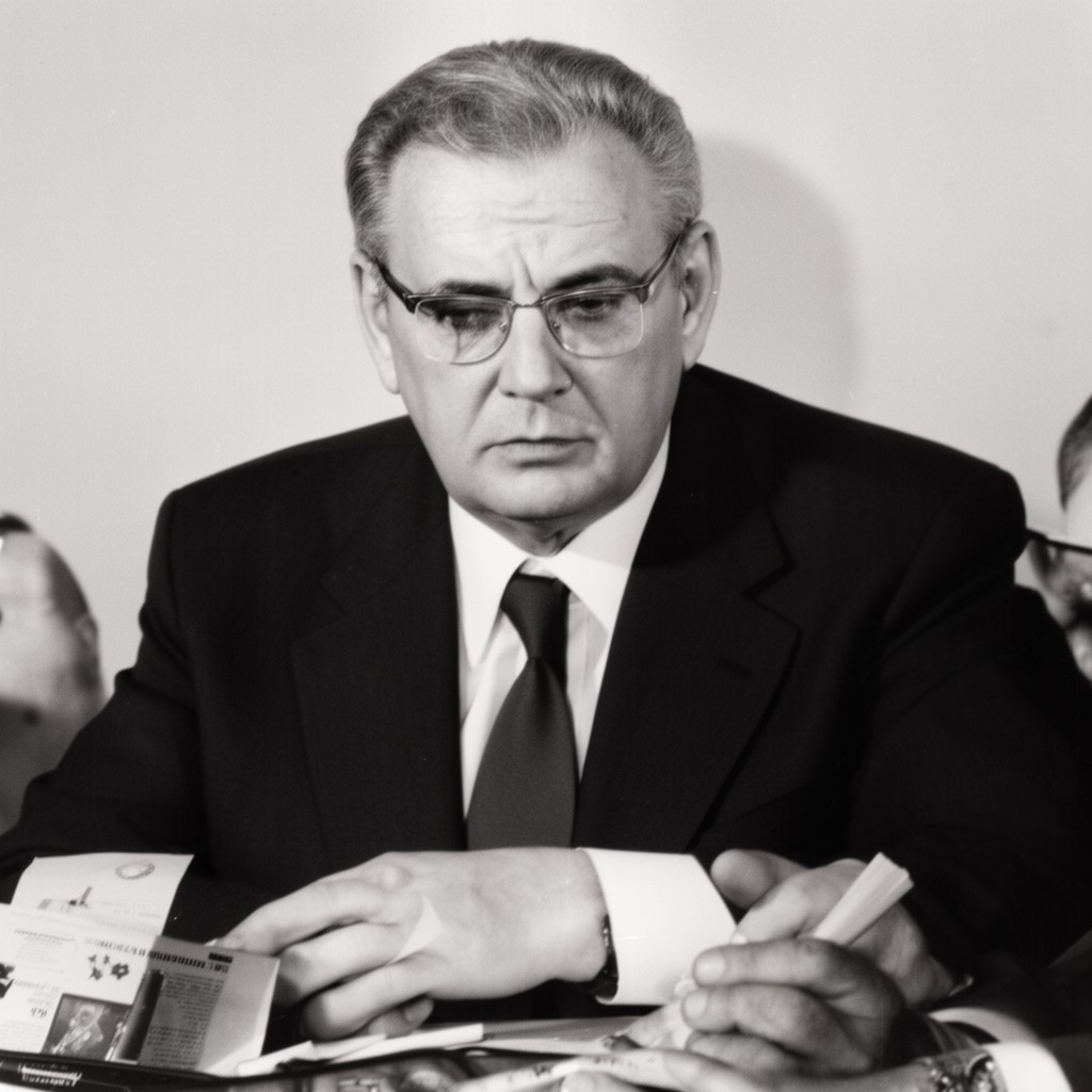 AI-generated illustration of Erich Honecker