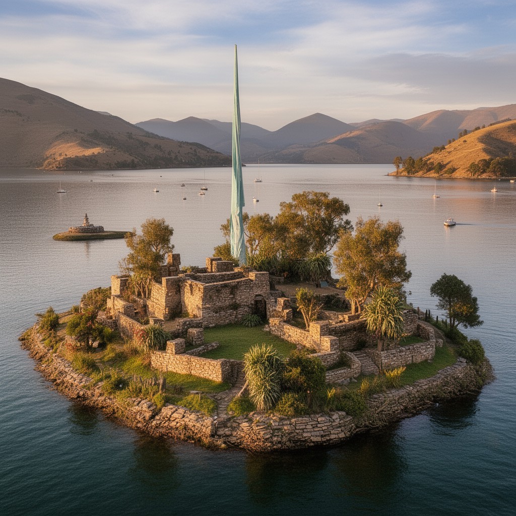 AI-generated illustration of Isla de la Luna