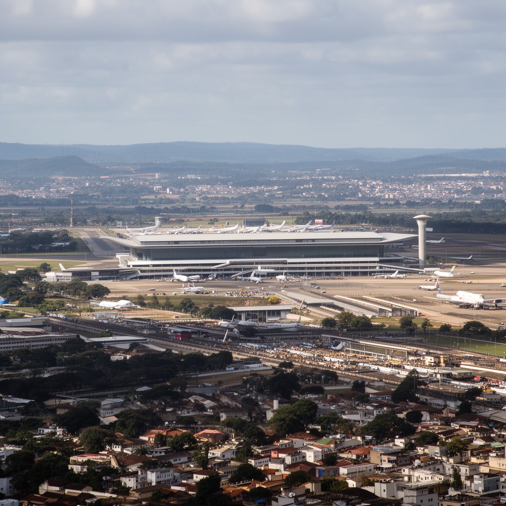 AI-generated illustration of Viracopos International Airport (metropolitan area)