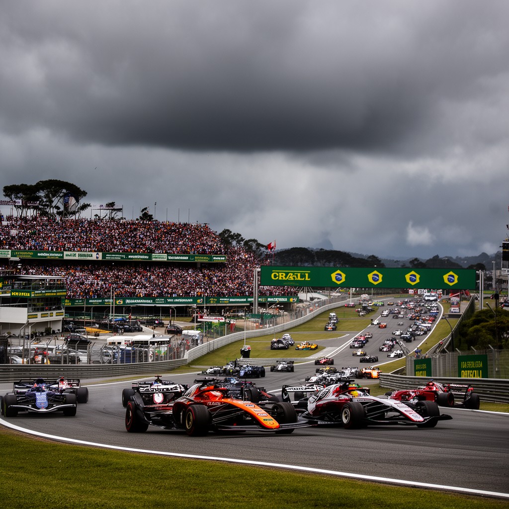 AI-generated illustration of Formula One Brazilian Grand Prix (Interlagos)