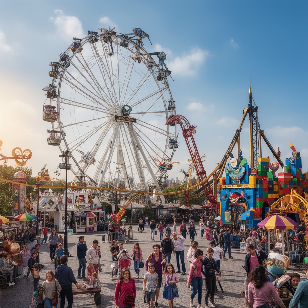AI-generated illustration of Merlin Entertainments