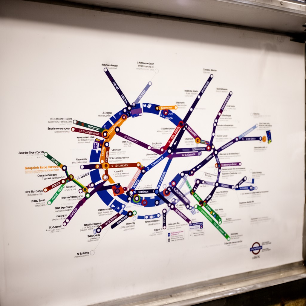 AI-generated illustration of Circle line