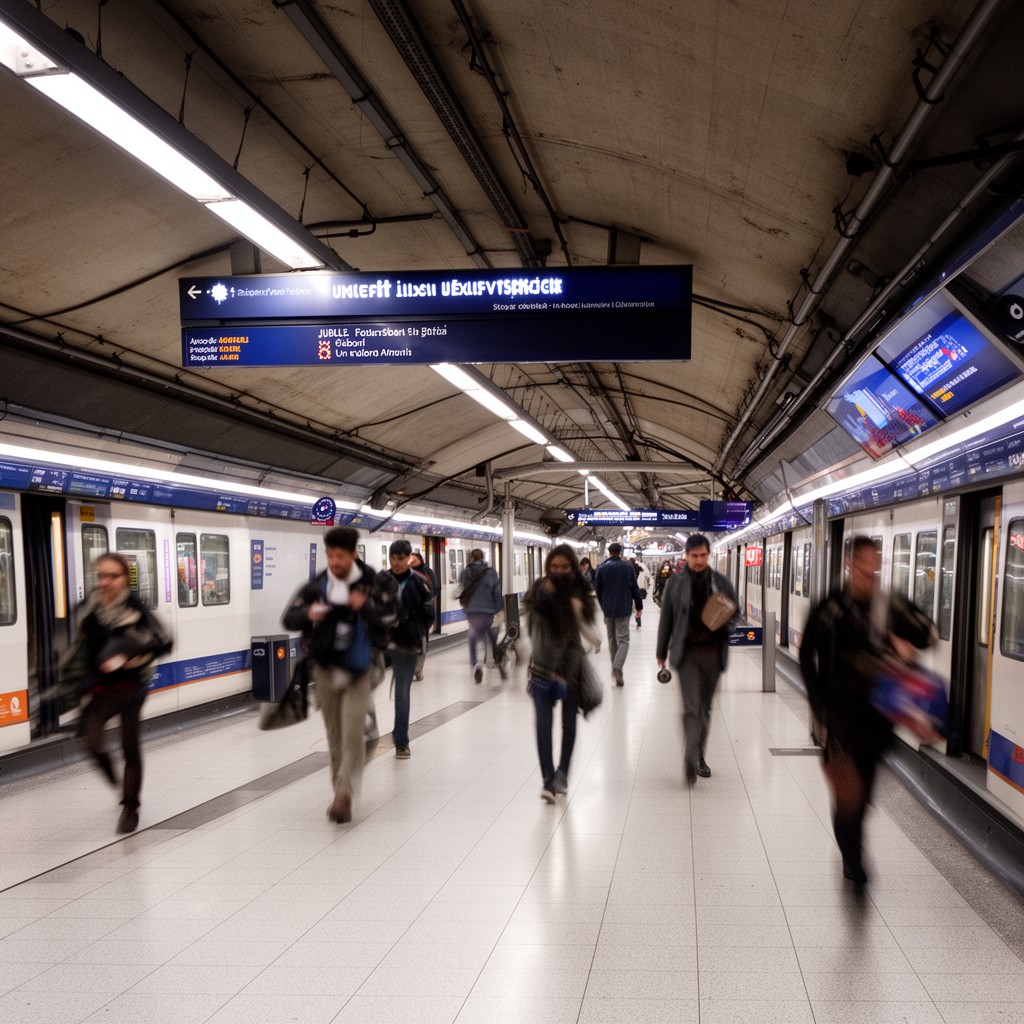 AI-generated illustration of Jubilee line extension