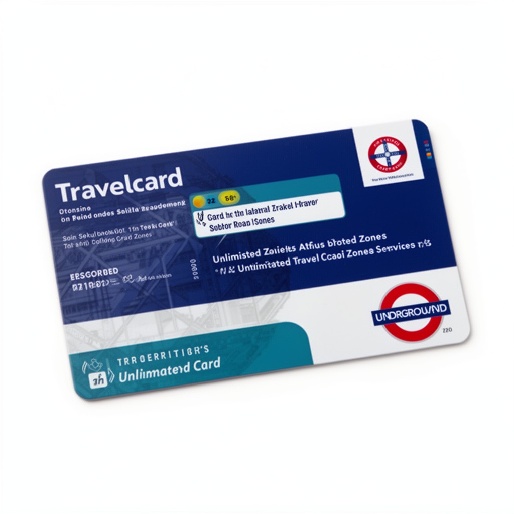 AI-generated illustration of Travelcard