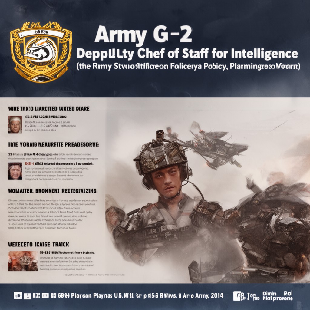 AI-generated illustration of Army G-2 (Deputy Chief of Staff for Intelligence)