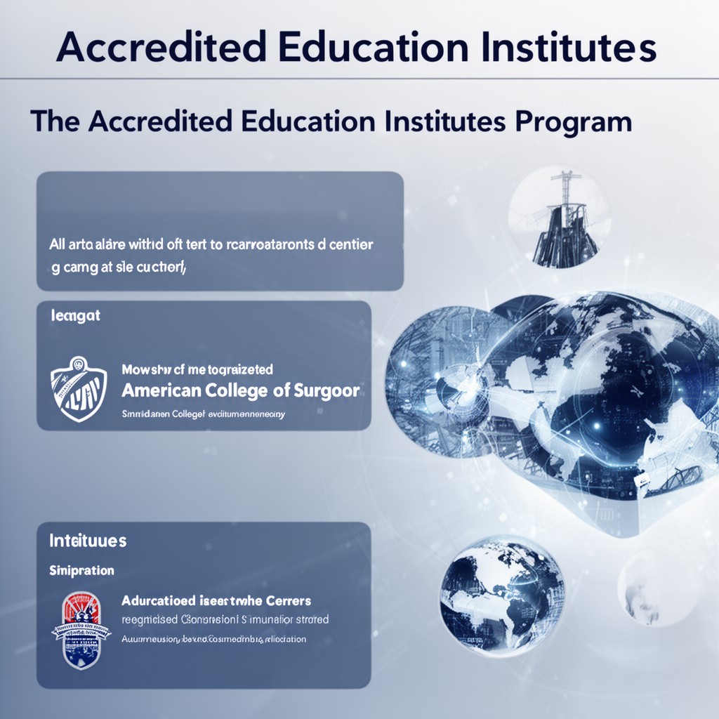 AI-generated illustration of Accredited Education Institutes program