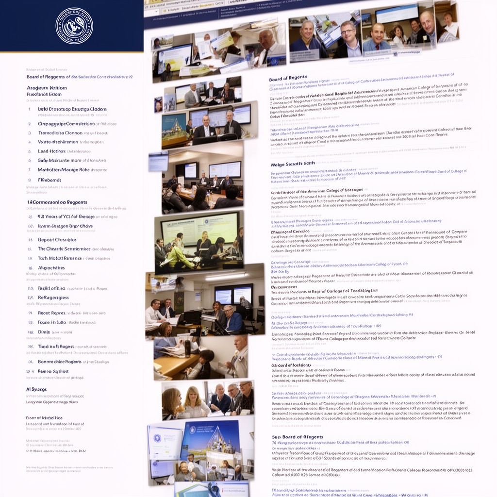 AI-generated illustration of board of regents