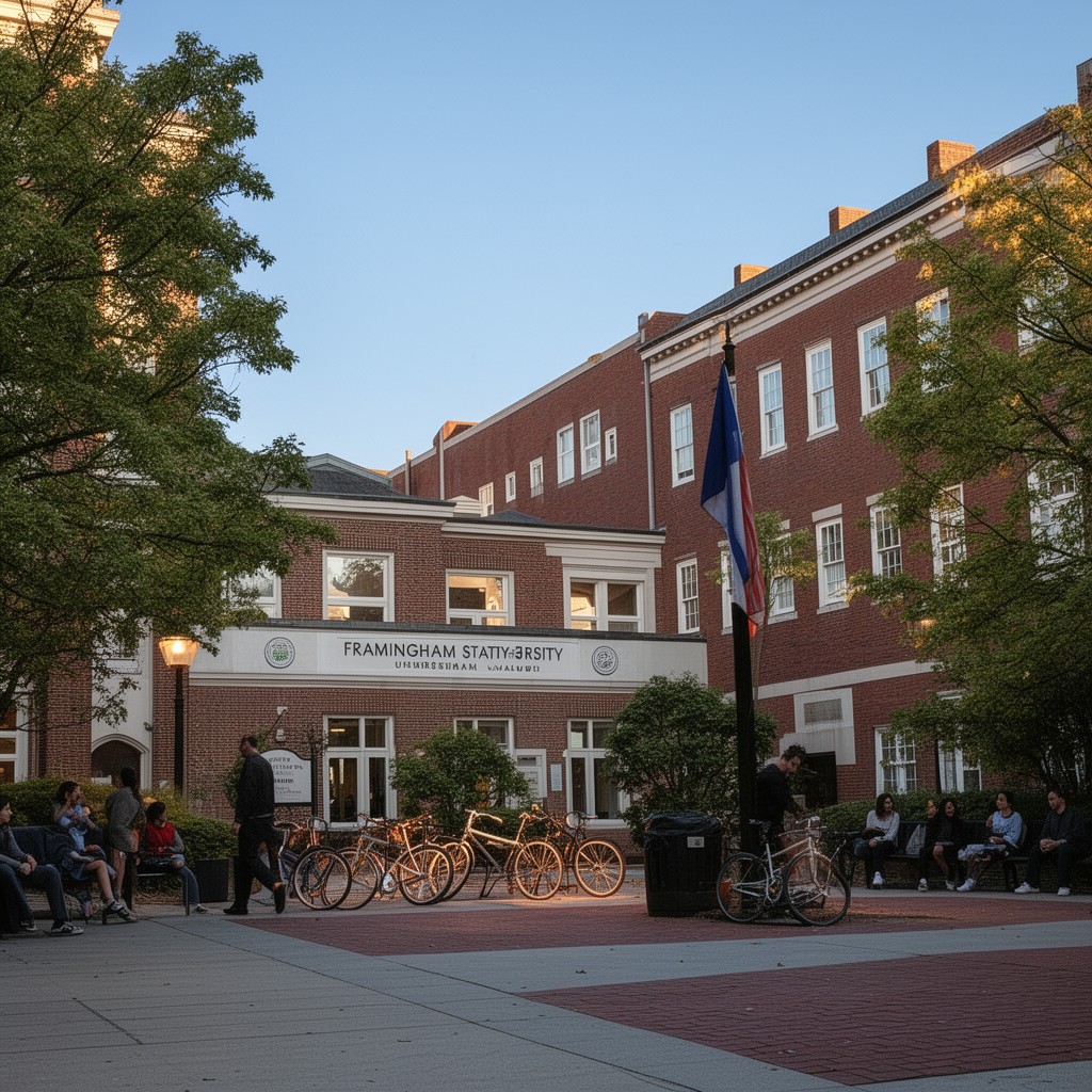 AI-generated illustration of Framingham State University
